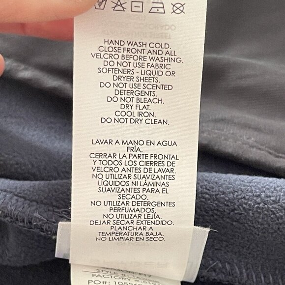 Spyder Active Sports Frontier Blue Ribbed Knit Basic Jacket Sportcore - Picture 12 of 12